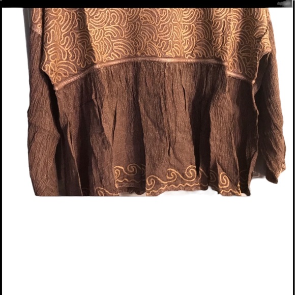 NWT. Sacred Threads Blouse L/XL. 218172. GR/GR - Picture 5 of 5